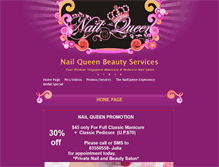 Tablet Screenshot of nailqueenonline.com